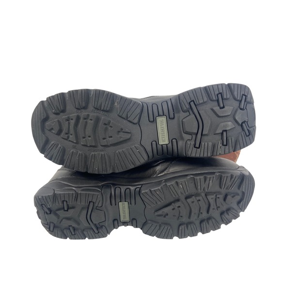 Black Tactical Work Boots Military Style Lace Up Ankle Boots-Size 14-Very Clean - Picture 4 of 10